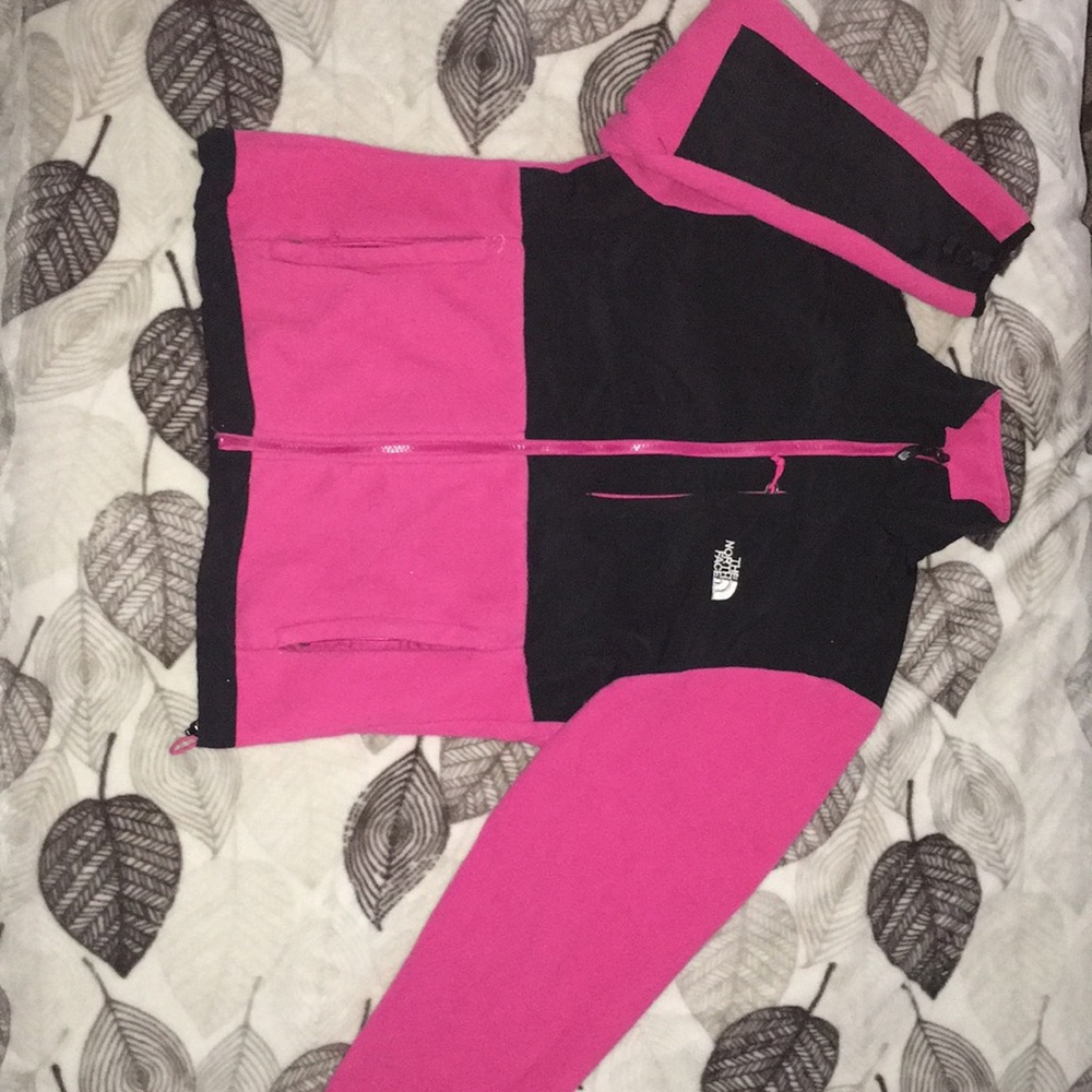 Pink north face